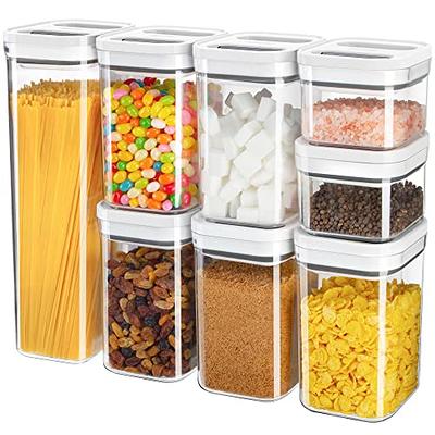 8pc (Set of 4) Glass Food Storage Container Set Clear - Figmint