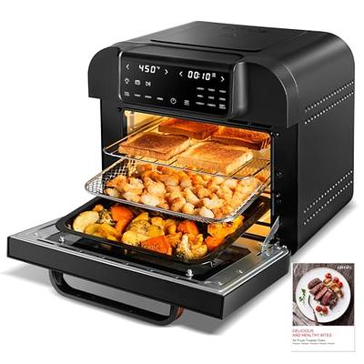 23L Countertop XL Rotisserie Toaster Oven with Top Grill & Griddle