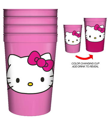 Hello Kitty Strawberry Toss 20oz Plastic Tall Cold Cup with Lid and Straw