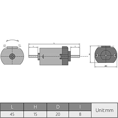 Toy motor, hobby motor, DC motor, miniature motor, small motor, low voltage  motor. Round