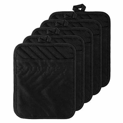 Qimh Oven Mitts and Pot Holders, 6 Pcs Kitchen Oven Mitts Set with