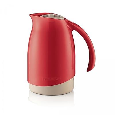 Thermal Coffee Carafe 20 Oz Double Walled Insulated Pitcher, Hot Water,  Coffee, Tea Thermos Carafe For Hot Liquids Drinks - Keep Water Hot/Cold 6+  Hours (Red) - Yahoo Shopping