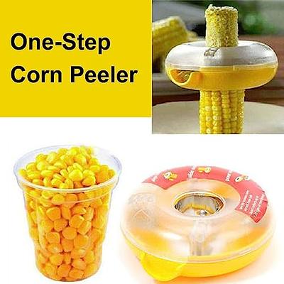 Grand Fusion Housewares Corn Peeler with Circular Stainless Steel Blade Strips