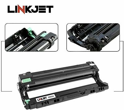 LINKJET Compatible DR221 Drum Replacement for Brother DR221CL DR
