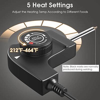 Electric Warming Tray with Adjustable Temperature Control - Costway