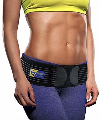 TruHabit Lumbar Sacral Belt (Large) Back Pain Belt for Back Pain Relief Women Men,Back Support Belt & Lumbar Support Belt Back Belt, Dual Adjustable