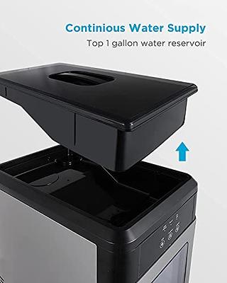 HUMHOLD Nugget Ice Maker Countertop, 44Lbs Pebble Ice Per Day