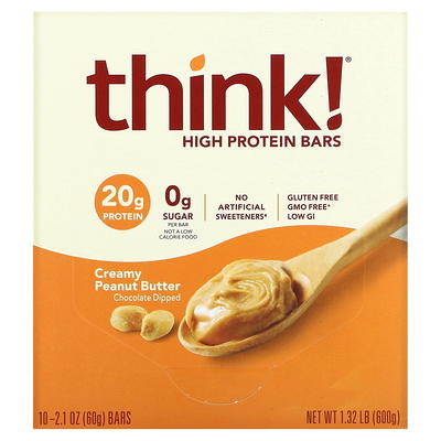 FITCRUNCH Chocolate Peanut Butter, High Protein Baked Bar, 16g