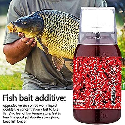 ABENERY Red Worm Liquid Bait, Fish Scent Bait Fish Additive, Concentrated  Fishing Lures Baits,Safe Effective Fish Bait Attractant Enhancer，High  Concentration Attractive Smell Fishing Bai (1pcs) - Yahoo Shopping