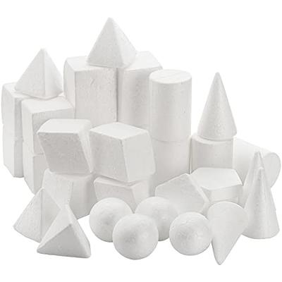 SOUJOY 32 Pack White Foam Shape, 8 Shapes Craft Foam Ball, Kid DIY Art Foam  Cone for Home, School Craft Project, Table Centerpiece Flower Arrangement  Props - Yahoo Shopping