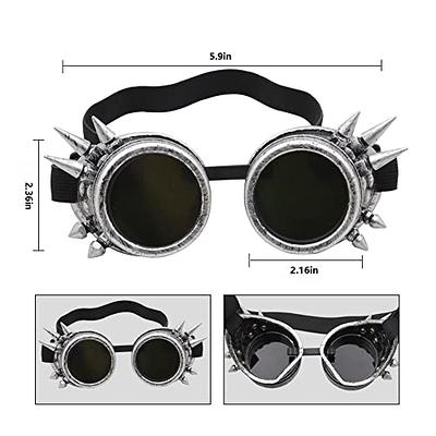 Steampunk Goggles Costume Accessories - Cyber Victorian Welding Glasses - 1  Piece