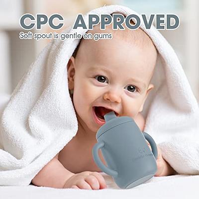 Silicone Straw Cup Baby Trainer Cup 100% Soft Silicone Straw