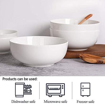 DELLING 6 Pack Soup Bowls with Handles, 24 Oz Large