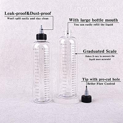 150ml Salon Hair Color Measuring Applicator Bottle Scale Hairdressing Tool