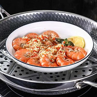 Round Stainless Steel Steamer Rack, Pressure Cooker Canner Rack