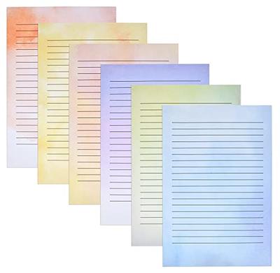 100 Pack Vintage Lined Stationary Paper With Gold Elegant Design Retro  Sheets Perfect For Writing Poems Lyrics Letters Office Notes Wedding