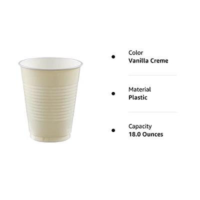  Amcrate Disposable Plastic Cups, Blue Colored Plastic