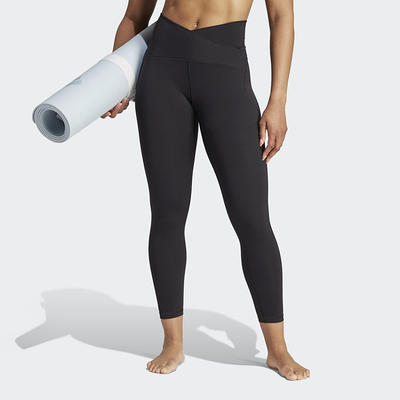 adidas Yoga Studio Luxe Crossover Waistband 7/8 Leggings Black M