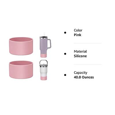 MLKSI 2Pcs Silicone Boot for Stanley Cup Accessories, Protector Silicone  Water Bottle Bottom Sleeve for Stanley 40 oz 30 oz Tumbler Simple Modern  Tumbler with Handle, Pink - Yahoo Shopping