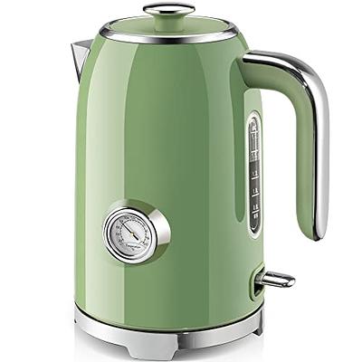  Electric Kettle(BPA Free), Double Wall Water Boiler Heater,  Stainless Steel Interior, Cool Touch Coffee Pot & Tea Kettle, Auto Shut-Off  and Boil-Dry Protection, 1.5L, 2 Year Warranty: Home & Kitchen
