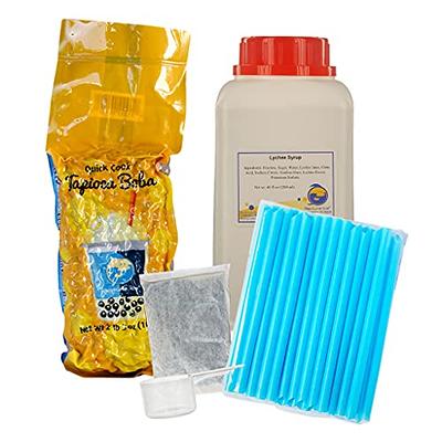 The Ultimate DIY Bubble Tea Kit 6 Flavors of Boba Bubble Tea Drink, 36  Drinks, Taro, Lychee, Coconut, Mango, Milk Tea, Thai Tea Bubble Tea Straws