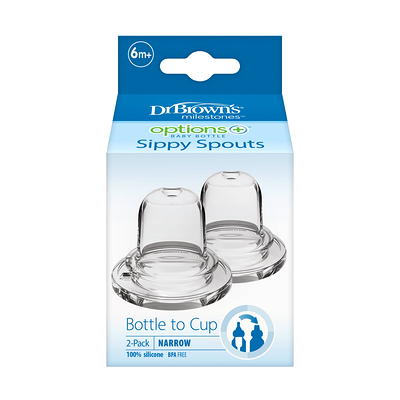 Dr. Brown's Narrow Neck Sippy Bottle With Handles - 2pk : Target