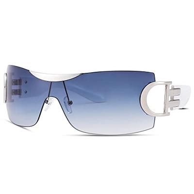 Y2k One Piece Polarized Fashion Sunglasses For Women Men Outdoor