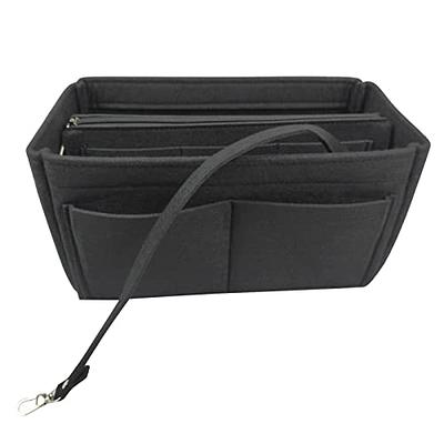 Felt Make Up Handbag Organizer Travel Bag Insert Portable Zipper Cosmetic  Bag