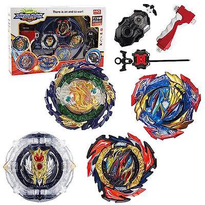 Bey Battle Blade Burst 4D Set - Novelty Spinning Tops Battling Tops Storm  Gyro Boys Toys for Kids Children, Christmas Birthday | 2 Sets with Launcher