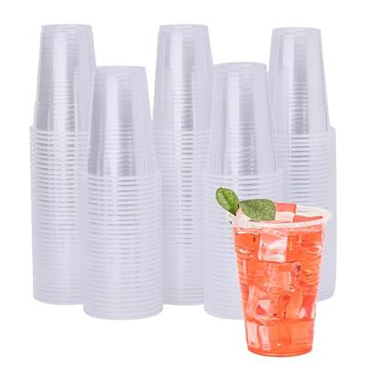 Disposable Plastic Cups, Berry Colored Plastic Cups, 18-Ounce Plastic Party  Cups, Strong and Sturdy Disposable Cups for Party, Wedding , Christmas,  Halloween Party Cup, 50 Pack - By Amcrate 