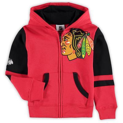 Men's Chicago Blackhawks '47 Oatmeal Rockaway Lace-Up Pullover Hoodie