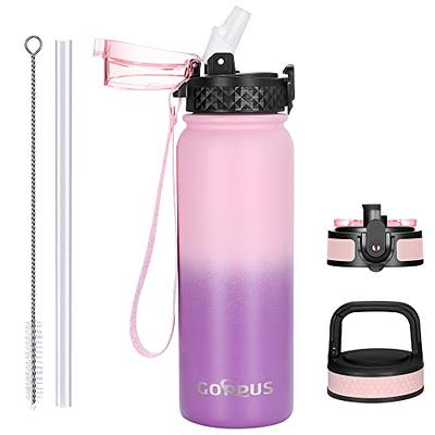 BOTTLE BOTTLE Insulated Water Bottle for Sports with Straw,2 lids,18oz 3IN1  Water Bottles for Slim C…See more BOTTLE BOTTLE Insulated Water Bottle for