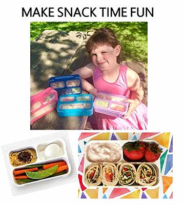 kinsho MINI Lunch-Box Snack Containers for Kids | SMALL Bento-Box Portion  Container | Toddler Pre-School | Leak-proof Boxes for Work, Travel | Best