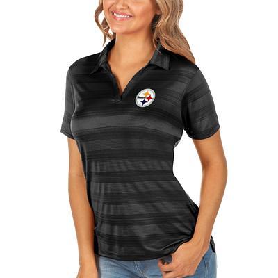 Dick's Sporting Goods Antigua Men's Pittsburgh Steelers Legacy Pique White  Polo