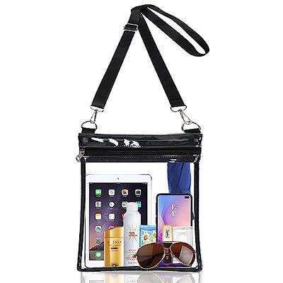 Black Clear Crossbody Purse