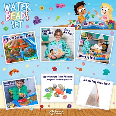 Water Beads Set - Sensory Water Beads for Kids Non Toxic, Contains