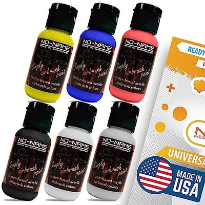 NO-NAME Brand. Airbrush Paint Set - 5 Colors and Cleaner, Made In USA,  Water-Based Acrylic Paint Ready To Spay - Perfect for Scale modeleres,  miniatures, Artists, Beginners, and Students - Yahoo Shopping