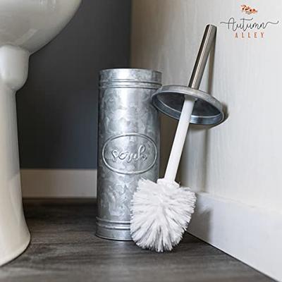  Toilet Brush, Toilet Bowl Brush and Holder Set for