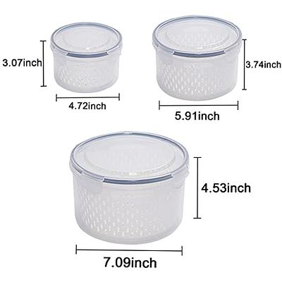  vacane Fresh Produce Saver for Refrigerator, 3 Pcs