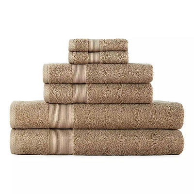 Fieldcrest Heritage Oversized Spa Bath Towel, One Size, Beige