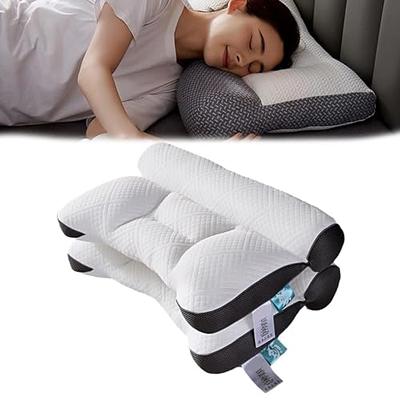 RS5 Memory Foam Lumbar Support Pillow for Car Back Support - Lumbar Roll  w/Multiple Inserts for 6 Customized Firmness Levels for a Pain Free Driving  