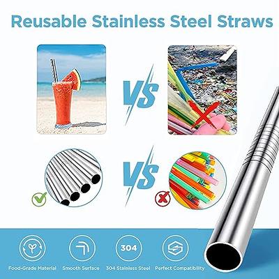 The Coolest Smoothie Straws  4 Colors + Straw Cleaner - Simple