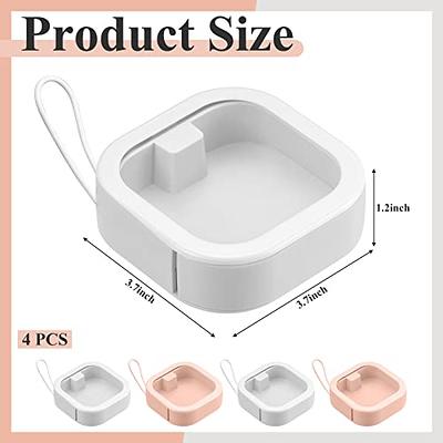 Hair Tie Organizer, 2pcs Mini Storage Box Hair Clip Holder Portable Hair  Accessories Storage Container Travel Storage Box for Cotton Swab