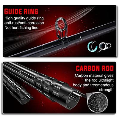 Sougayilang Portable Telescopic Fishing Rod Reel Combos Carbon Fiber Spinning  Fishing ploe and Spinning Reel-2.4M Rod with 3000 Reel - Yahoo Shopping