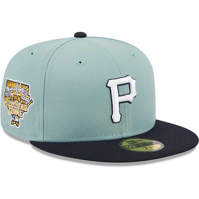 Men's New Era Light blue/navy Detroit Tigers Beach Kiss 59FIFTY Fitted Hat