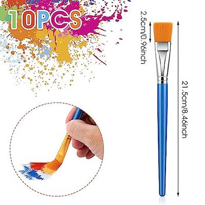 10 Pcs Paint Brushes for Acrylic Painting, 1 Inch Acrylic Paint Brushes  Nylon Paint Brushes Artist Painting Brushes Large Paint Brush Set for  Acrylic Watercolor Oil Painting - Yahoo Shopping