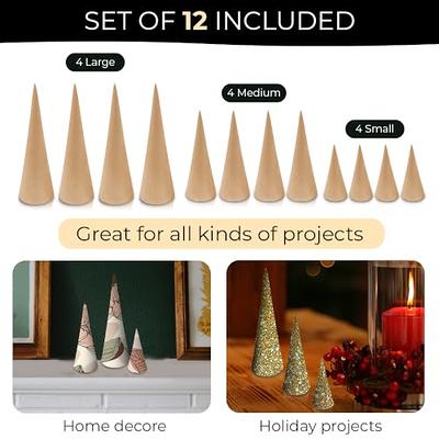 Styrofoam Cones - Paper Mache Cones - Clear Plastic Cones - Craft