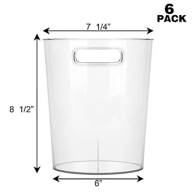 6 Pack Ice Bucket, Plastic Wine Chiller for Champagne, Beverage, Soda and  Beer, Wine Bottle Cooler, Ice Tub, Multi-Use Clear Bucket as Vase, Flower  Pot or Trash Bin - Yahoo Shopping