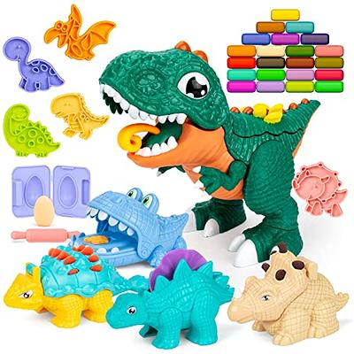 COVTOY Dinosaur Playdough Tool Kit for Toddlers 3 4 5 Year Old Boys Girls,  Art 