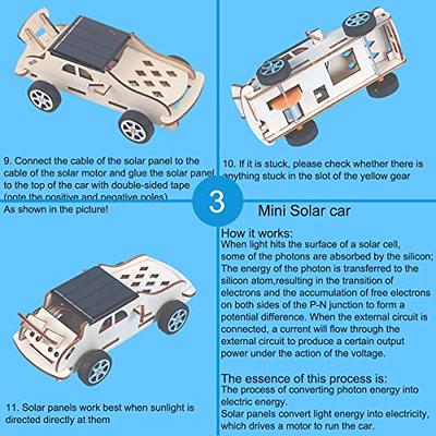 Wooden Solar Model Cars Kits, School Educational Science Experience Kit,Boys  and Girls Educational DIY STEM Solar Car Model - Yahoo Shopping